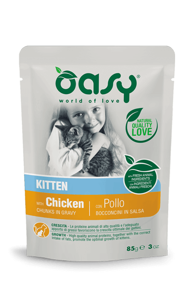 CHUNKS IN GRAVY • Kitten with Chicken
