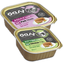 paté grain free per gatti Oasy