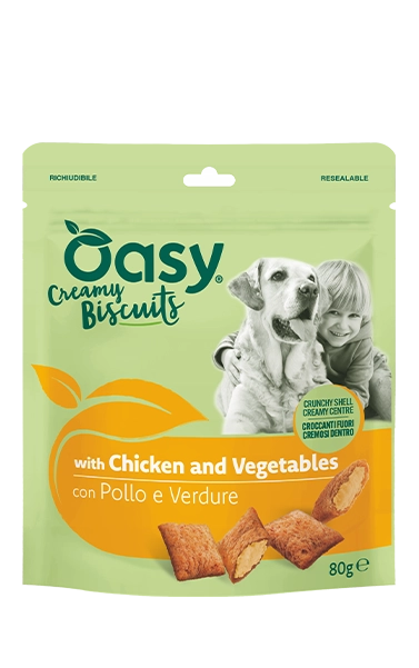 Creamy Biscuits - Biscotti cremosi con Pollo e Verdure - Oasy