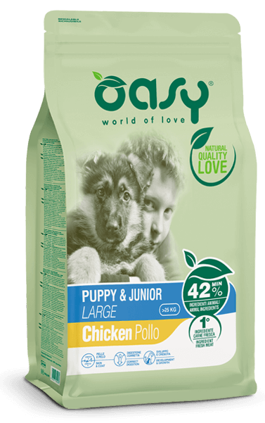 Puppy Large Pollo | cibo secco per cani Oasy