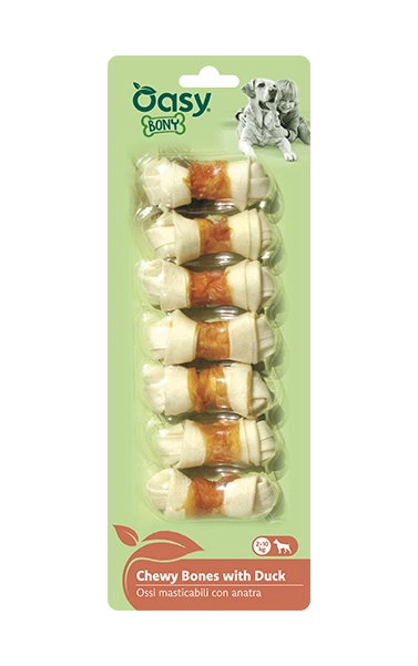 Bony - Ossi masticabili con Anatra taglia S - Oasy