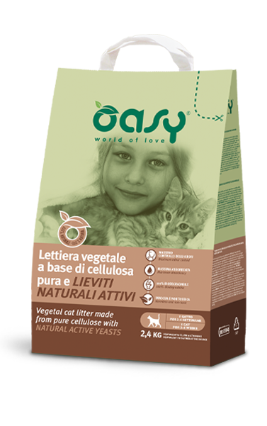VEGETABLE LITTER • PURE CELLULOSE and NATURAL ACTIVE YEASTS