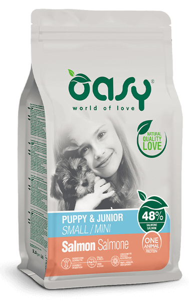 Secco Oasy Cane One Animal Protein Salmone Puppy small/mini