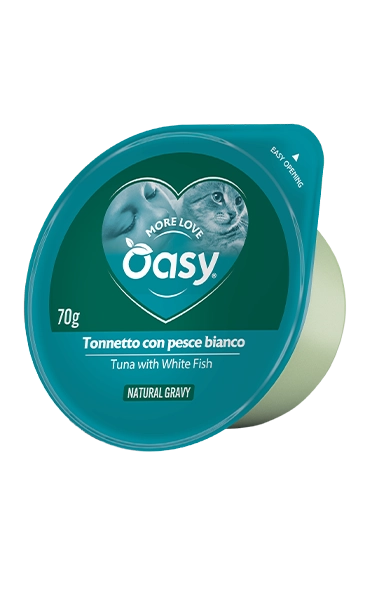 Oasy More Love Green Cup - Tonnetto con Pesce Bianco