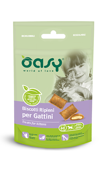 SNACK • Biscotti Ripieni per Gattini