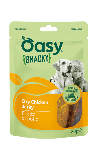 Oasy Snacky Filetto di pollo - Snack per cani Oasy in busta