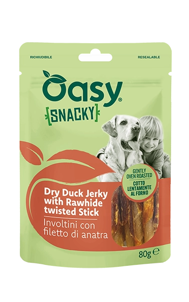 involtini con filetto di anatra - snacky in busta oasy