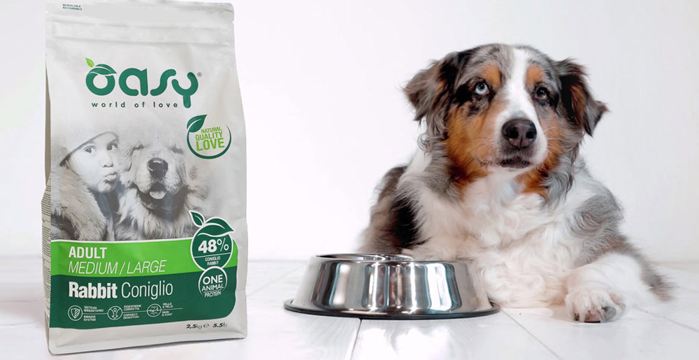 alimentazione monoproteica per cani Oasy