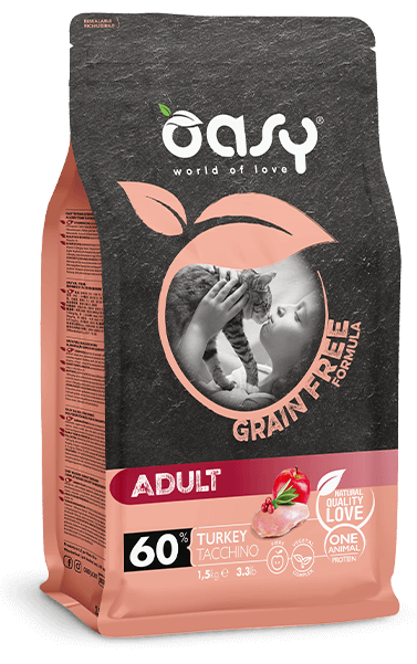 cibo per gatti grain free tacchino