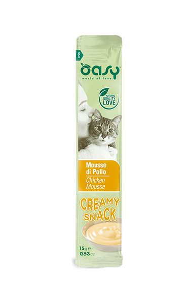 creamy snack pollo - snack per gatti oasy