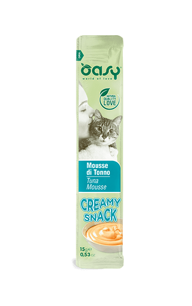 creamy snack tonno - snack per gatti oasy