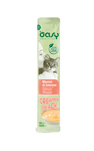 creamy snack salmone - snack per gatti oasy