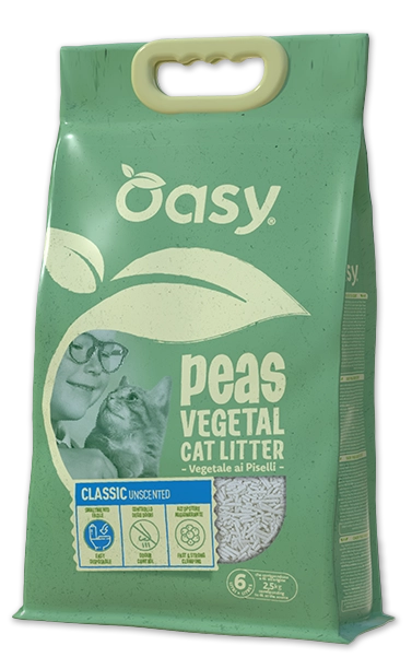 lettiera gatto vegetal peas classic unscented