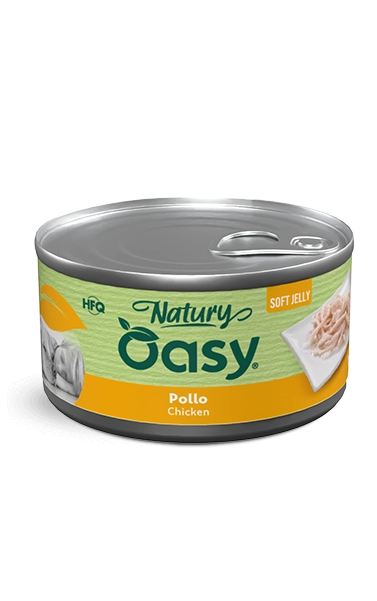 Oasy Natury Soft Jelly - Pollo - Cibo umido naturale per cani