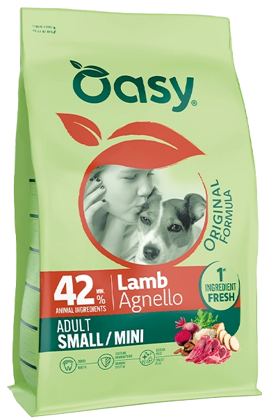 cibo secco per cani oasy - adult small mini pollo
