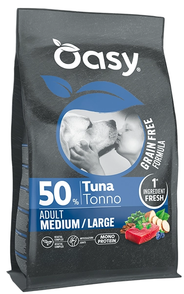 Oasy Grain Free Formula Adult Medium/Large Tonno
