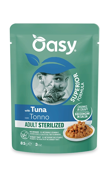 Bocconcini in salsa Superior Formula per gatti - Adult Sterilized con Tonno