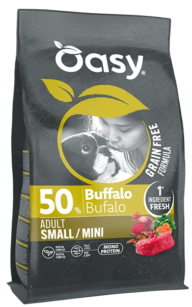 Oasy Grain Free Formula Adult Small/Mini Bufalo
