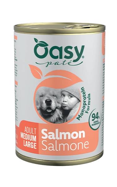 cibo umido per cani Monoprotein Formula Adult Medium/Large Salmone