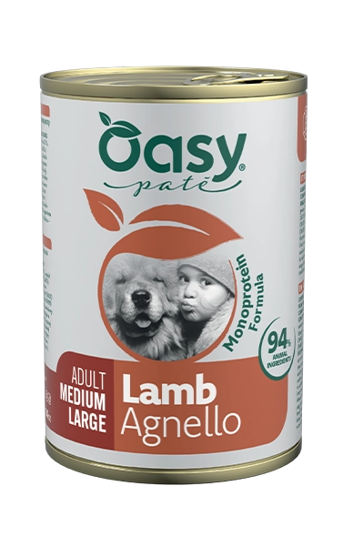 cibo umido per cani Monoprotein Formula Adult Medium/Large Agnello