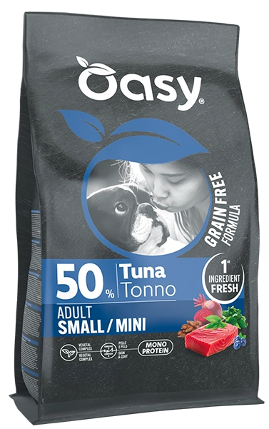 Oasy Grain Free Formula Adult Small/Mini Tonno