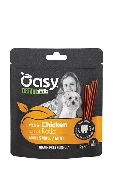 Grain Free Formula Dental Stycks - Snack per cani adulti di taglia piccola ricco di pollo