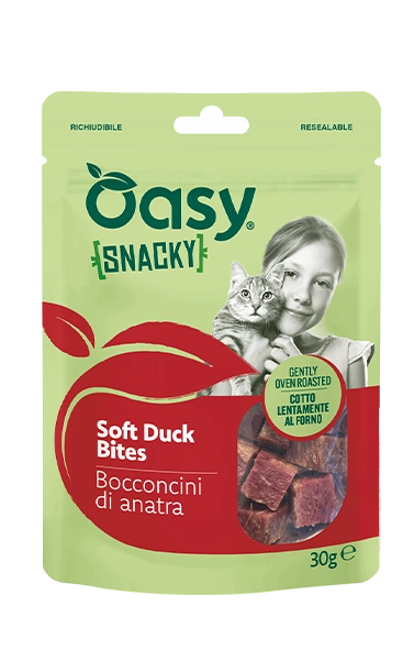 Oasy Snacky - Bocconcini di Anatra per gatti