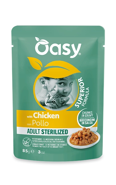 Bocconcini in salsa Superior Formula per gatti - Adult Sterilized con Pollo