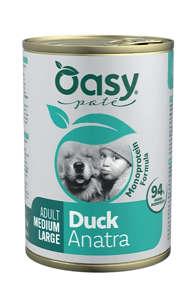 cibo umido per cani Monoprotein Formula Adult Medium/Large Anatra