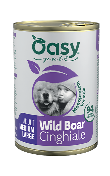 cibo umido per cani Monoprotein Formula Adult Medium/Large Cinghiale